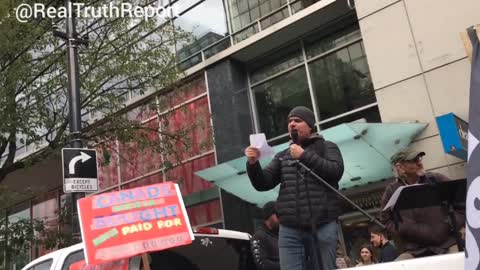 🇨🇦📣 MY SPEECH YESTERDAY AT THE MEDlA lS THE VlRUS RALLY AT CTV NEWS IN DOWNTOWN VANCOUVER 🇨🇦