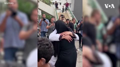 Gaza Nurse Distraught When Finding Her Husband Among Deceased | VOA News