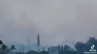 Strange lights over and DURING the Maui fires! WTH?