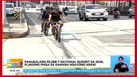 Panukalang P5.3-T national budgetsa2023, planong ipasa ng Kamara, Sept. 284