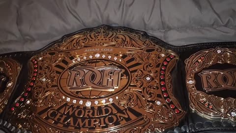 ROH World championship replica (V3) re-stoned by Rafford designs