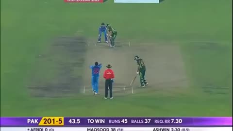 Shahid Afridi vs India Asia Cup 2014