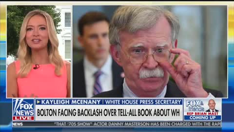 “John Bolton's book has been de-bunked by none other than John Bolton.”