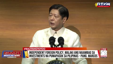 Independent foreign policy, malaki ang naiambag sa investments na pumapasok sa Pilipinas —PBBM