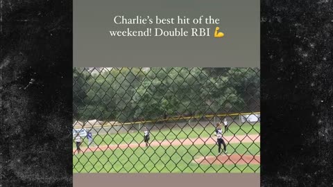 Freddie Freeman's Son Charlie Hits a Double RBI During Youth Baseball Game