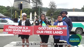 Peaceful Protest in Wellington - Lisa Rose's family speak out