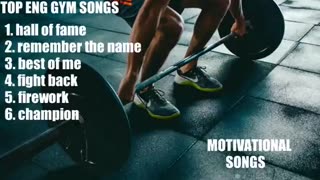 2023 Top motivational songs Best workout songs English music Hollywood songs 2023