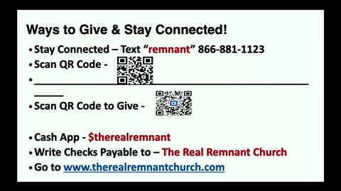 The Remnant Church | WATCH LIVE | Are You Dead Or Are You Dangerous?