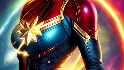 THESE AI ART WILL CHANGE YOUR IDEA OF BEAUTY / Beautiful Captain Marvel AI Art