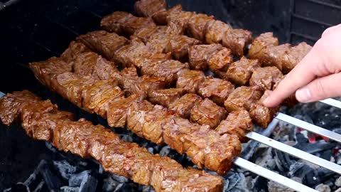 Brazilian bbq churrasco brasileiro street food recipe