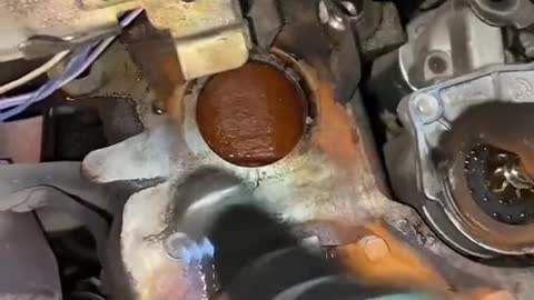 Grinding and derusting of mechanical parts