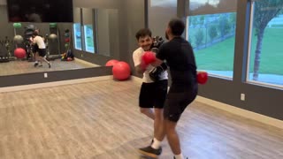 Isaac Flores Amateur Boxer Sparring 2