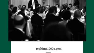 Jan. 21, 1963 - JFK Toast to LBJ, Speaker McCormack and Chief Justice Earl Warren