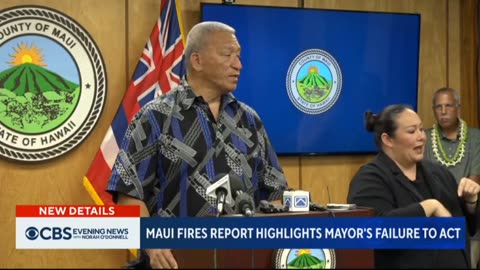 Report Highlights Hawaii Mayor’s Negligence During Lahaina Wildfire Disaster