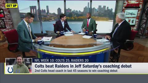 Rex Ryan reacts to Colts beat Raiders in Jeff Saturday's coaching debut Get Up