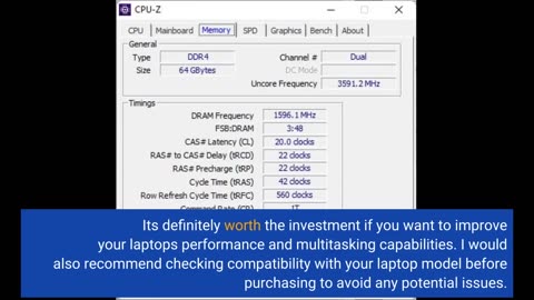 Kingston FURY Impact 16GB 3200MT/s #DDR4 CL20 Laptop-Overview