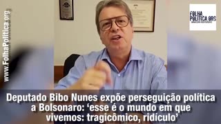 Deputado Bibo Nunes expõe perseguição política a Bolsonaro- ‘esse é o mundo _HD