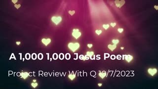 A 1000 1000 Jesus Poem 10/7/2023