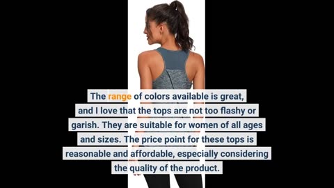 Customer Feedback: Aeuui Womens Workout Tops for Women Racerback Tank Tops Mesh Yoga Shirts Ath...