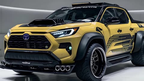 2025 Toyota Rav 4 PICKUP Unveiled - The Most Powerful Pickup Arrives! Vichle Vibes