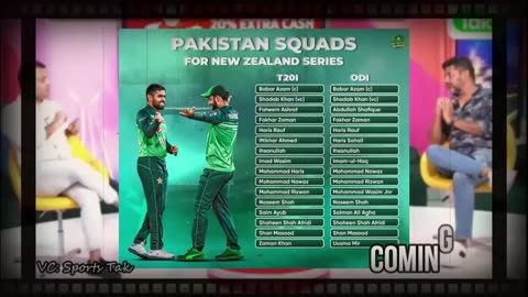 Indian Media Reaction on Pakistan ODI and T20I Squads vs New Zealand | Vikrant Gupta on Babar Azam
