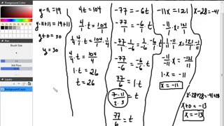 Algebra Part 1 Solving Equations Part 7