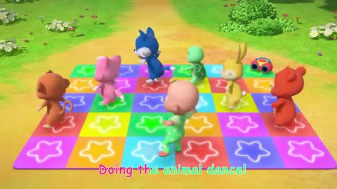 🍭🍭🍭Animal Dance Song _ KIDSWORLD Rhymes & Kids Songs