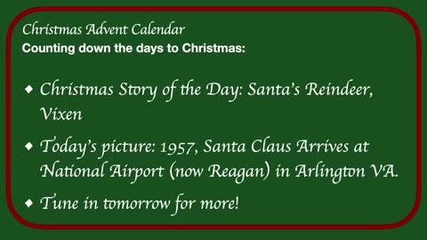 Christmas Advent Calendar December 15, 2022!