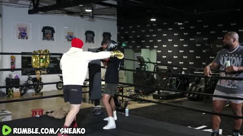 Rampage Jackson Teaching Cover and Roll Defense ft. Sneako