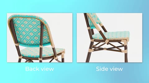 Embrace eco-chic with our stunning rattan chair