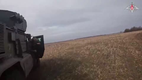 Ukrainian positions destroyed with armored car Typhoon-VDV in Avdiivka