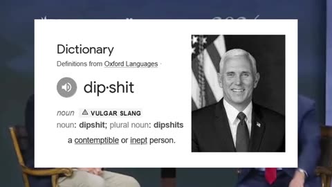 Mike Pence Dictionary Definition - Donald Trump is Stupid