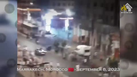 Footage of destruction in Morocco! M 6.8 Earthquake destroys houses in Marrakech