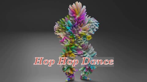 Hip hop dance 3D animation video