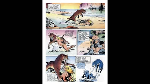 Rahan. Episode Twenty-One. The Cliff of Sacrifice. by Roger Lecureux. A Puke (TM) Comic.