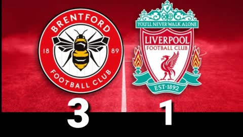 Brentford 3-1 Liverpool