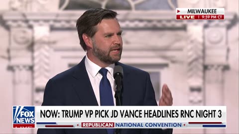 JD Vance addresses the RNC: 'I will be a vice president who never forgets where he came from'