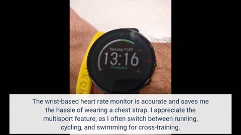 Honest Comments: POLAR VANTAGE M –Advanced Running & Multisport Watch with GPS and Wrist-based...