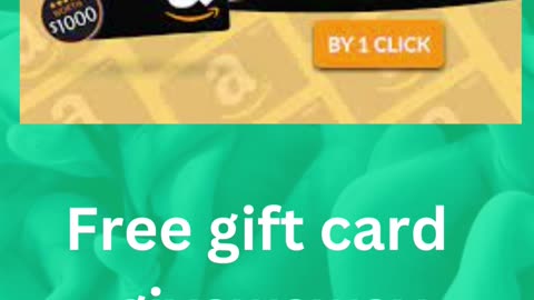 Free gift card giveaway Amazon For USA $1000