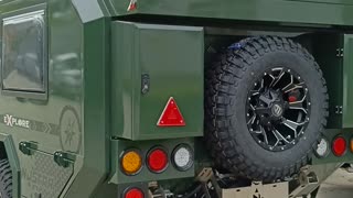 custom exterior army green unique off grid travel trailer njstar rv ready to ship