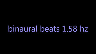 binaural beats 1.58 hz