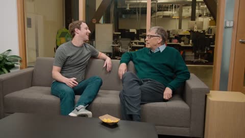 Harvard Commencement speaker Mark Zuckerberg asks Bill Gates for advice.