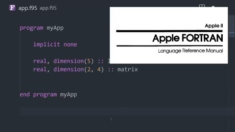 FORTRAN in 💯 second