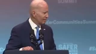 WTF? Biden ends speech with "God save the Queen, man."