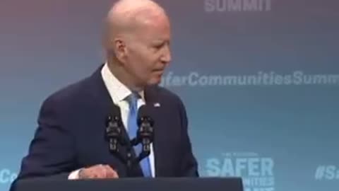 WTF? Biden ends speech with "God save the Queen, man."