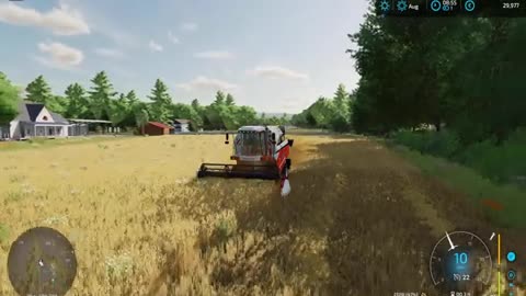 Part 13: Wheat harvesting | Farming Simulator 22 | Chilliwack map | Timelapse | (1080p60)