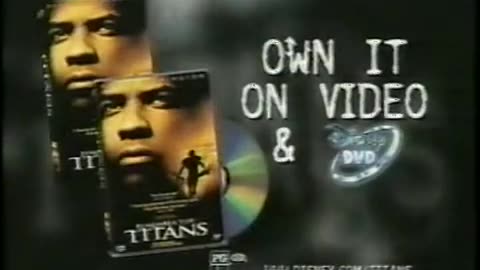 March 27, 2001 - 'Remember the Titans' Comes to Home Video