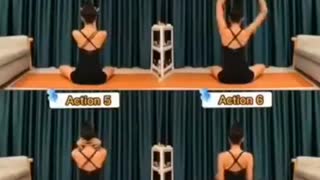 Back workout at home to lose weight easily