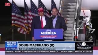 ‘There’s going to be a new day in PA’: Mastriano speaks at the Save America rally in Latrobe, PA