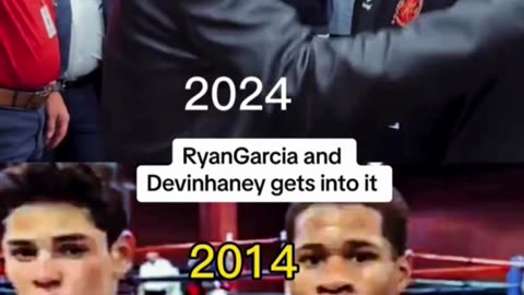 Devin Haney & Ryan Garcia get HEATED !!! 🔥🔥#devinhaney #ryangarcia #BOXING #YOUTUBESHORT #VIRAL